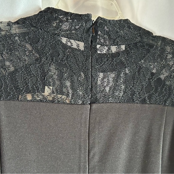 Rachel Roy Women's 'Show Your Love' Long Sleeve Lace. Dress, Black, XL - Picture 8 of 11